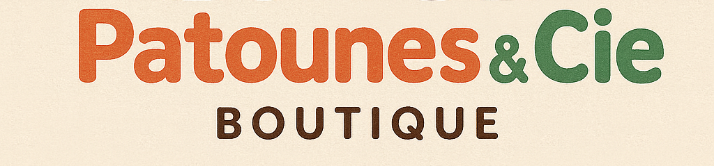 Logo Patounes & Cie – boutique animalière française